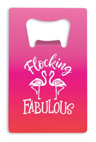 Bottle Opener - Flocking Fabulous, Flamingos