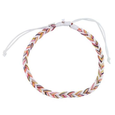 107074 Linen & Nylon Fishtail Braid Anklet