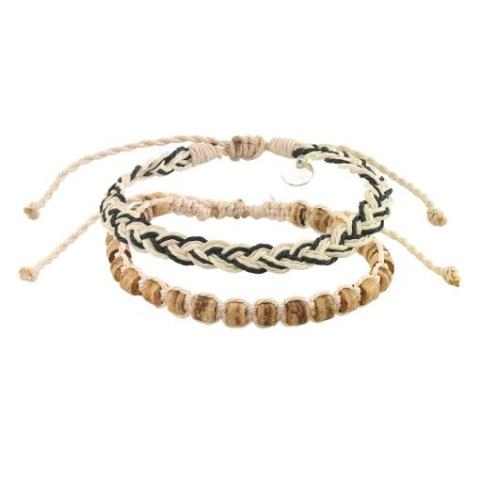 203386 Coco Bead with Braided Set Bracelet