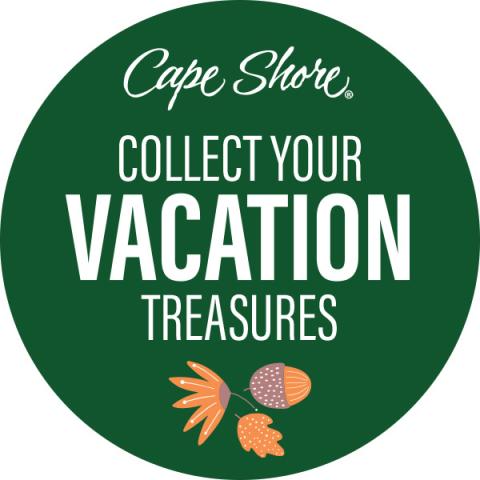 Shelf Talker - Collect Your Vacation Treasures Lodge