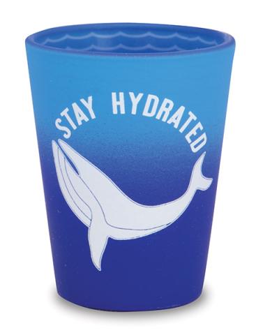 Velvet Shot Whale - Stay Hydrated