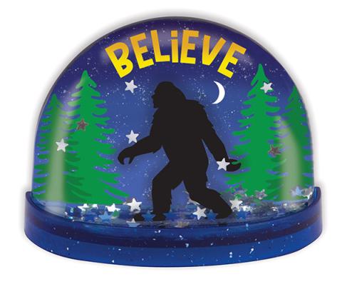 Magnet Snowglobe - Bigfoot Believe