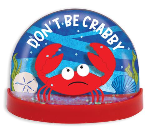 Magnet Snowglobe - Don't be Crabby