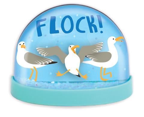 Magnet Snowglobe - Flock Seagull