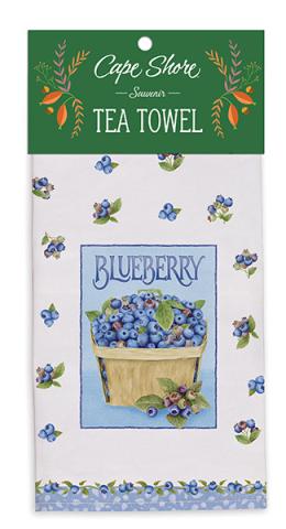 Tea Towel - Blueberry Basket