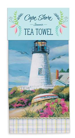 Tea Towel - Lighthouse Harbor