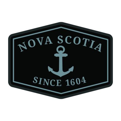 Nova Scotia Greyscale Anchor Patch