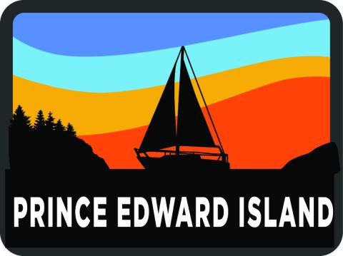 Prince Edward Island Sundown Sailboat Patch