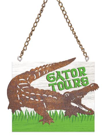 Handcrafted Ornament - Gator Tours