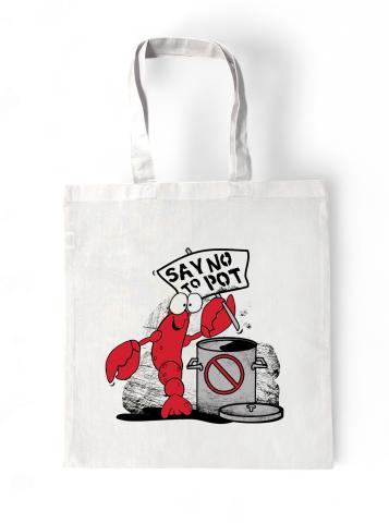 Say No To Pot White Tote